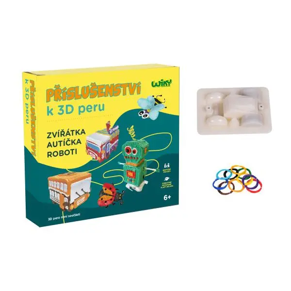 Wiky jezdící auta pro 3d pero