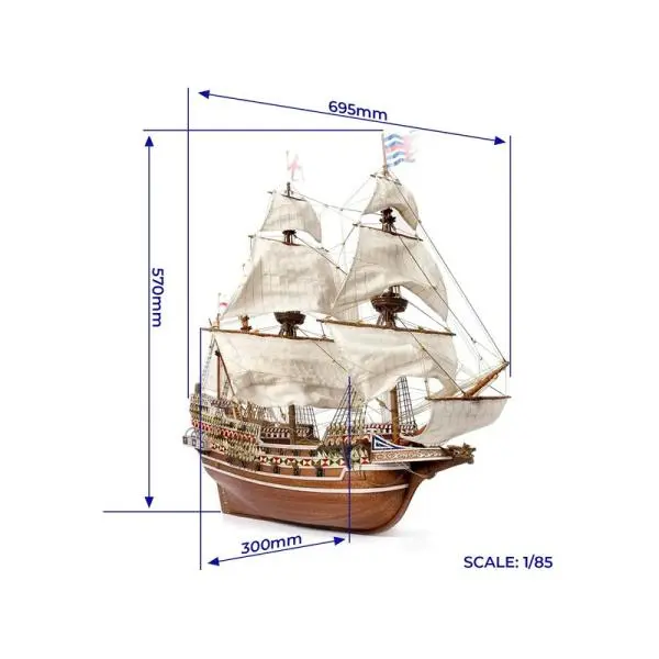 OCCRE HMS Revenge 1:85 kit