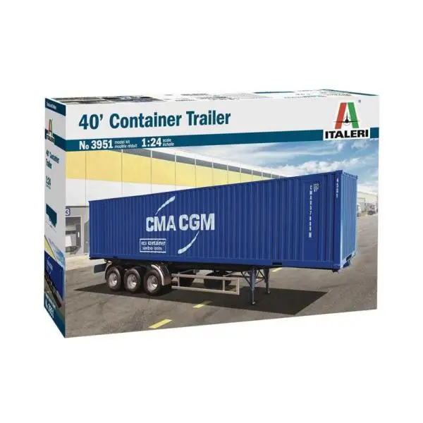 Model Kit truck 3951 - 40’ Container Trailer (1:24)