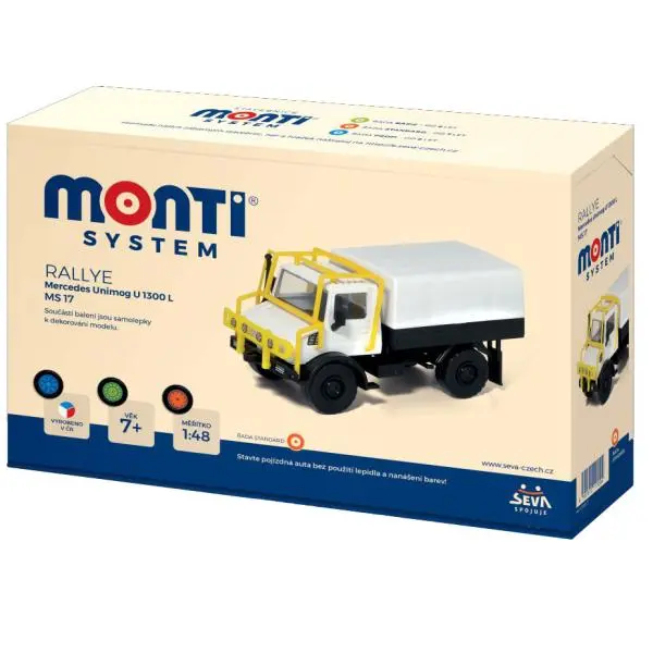 Monti 17 mercedes unimog u1300 l rallye 1:48