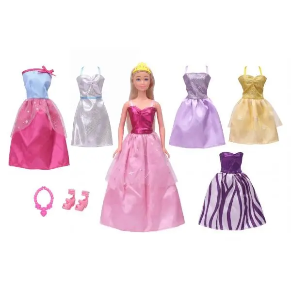 Panenka princezna a šaty set 30 cm
