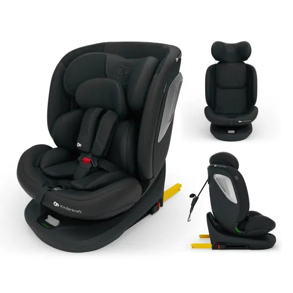 KINDERKRAFT Autosedačka i-Grow 2 Plus (40-150 cm) Černá
