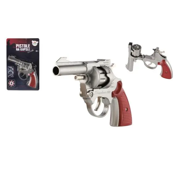 Teddies Pistole na kapsle - 8 ran - 18 cm