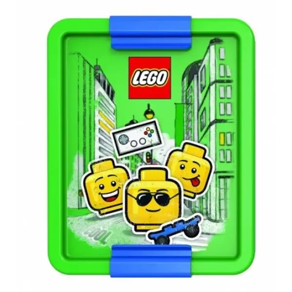 Lego Iconic Boy box na svačinu - modrá/zelená