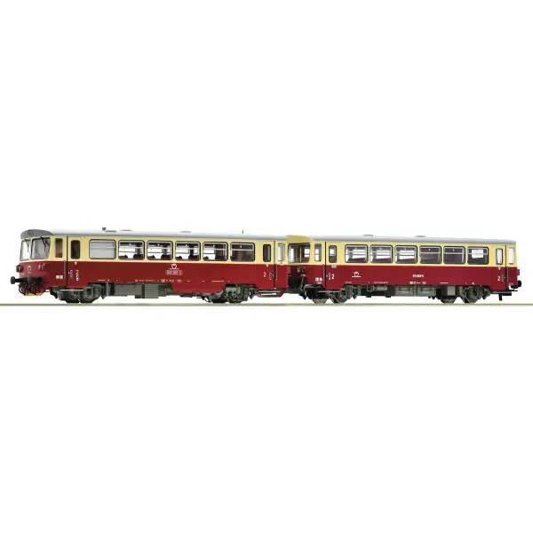 H0 - Dieselový motorový vůz 810 365-7 s postranním vozíkem, ZSSK