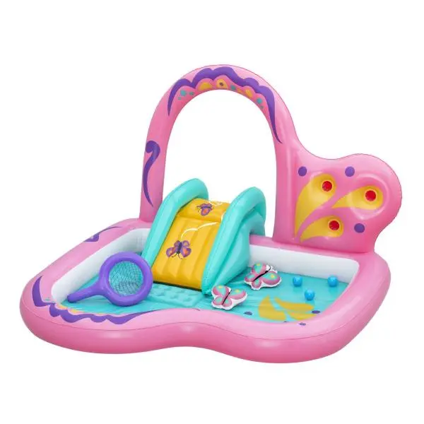 Bestway 53175 Dětské nafukovací herní centrum Butterfly Wonder, 180 x 180 x 117 cm