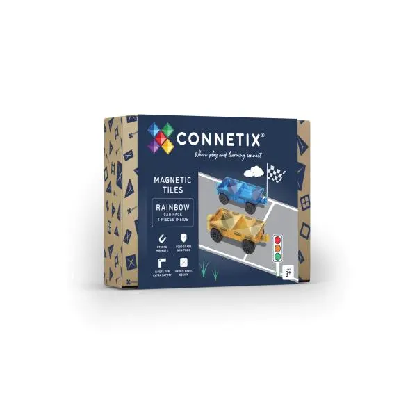 Connetix Tiles - Základy pro auta 2 ks