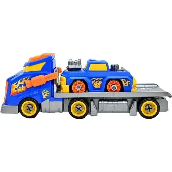 Tahač s autem a efekty set 43 cm