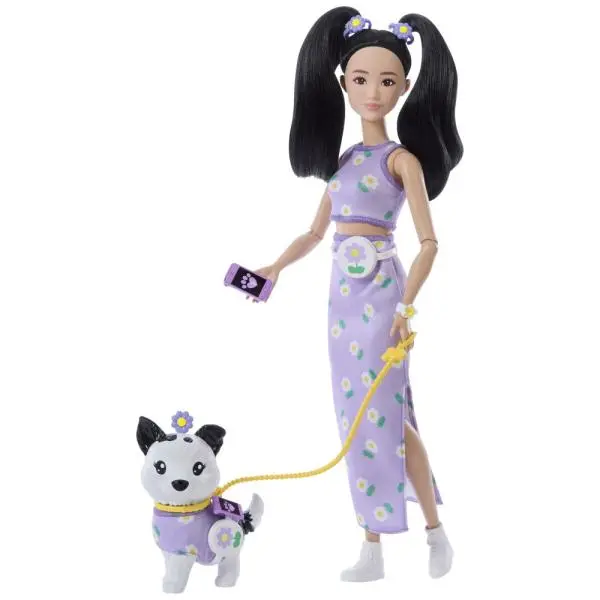 Mattel Barbie panenka styl pro dva květiny