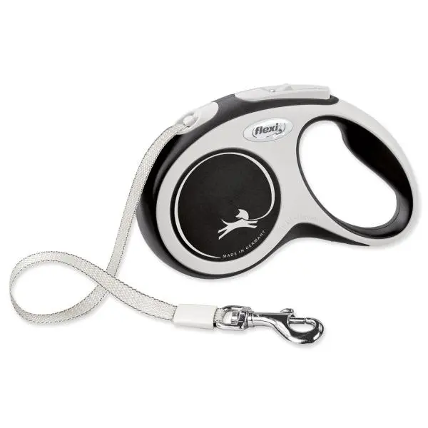 Vodítko FLEXI Comfort New S pásek 5m/15kg černá