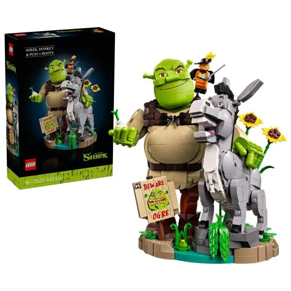LEGO® Shrek 72423 Shrek, Oslík a Kocour v botách - LEGO®