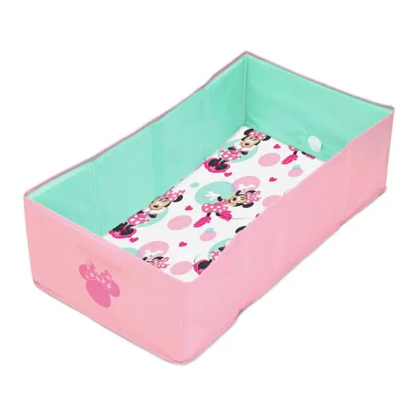 BRIGHT STARTS Vanička na cesty skládací Minnie Mouse™ TuckAway™, 12m+