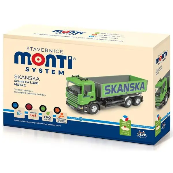 Stavebnice Monti System MS 67,2 Skanska Scania 114 L