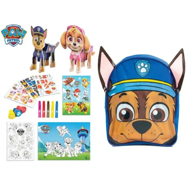 Paw Patrol tvorivá sada s farbičkami, nálepkami a omaľovánkami