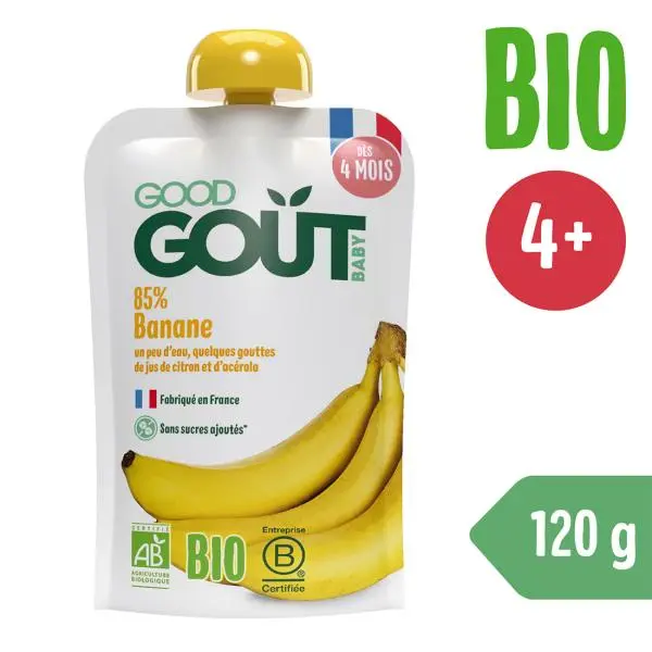 Good Gout BIO Banán 120 g