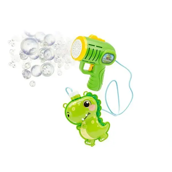 Bublifuk pistole s externí nádržkou dinosaurus 280 ml 15 cm