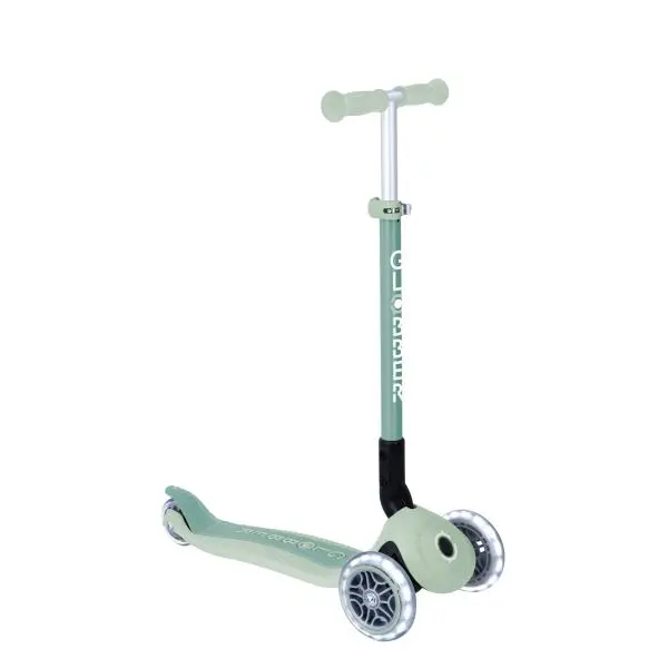Koloběžka Globber - Primo Foldable Lights Ecologic, Pistachio