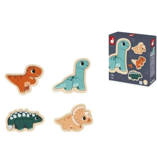 Dinosaury 4v1 Dino - puzzle z kategorie Maxi dieliky