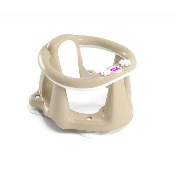 OK BABY Sedátko do vany protiskluzové Flipper Evolution s přísavkami 6–15m Beige