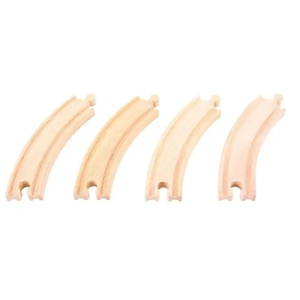 Bigjigs Rail Dlouhé kruhové koleje 17 cm 4 ks