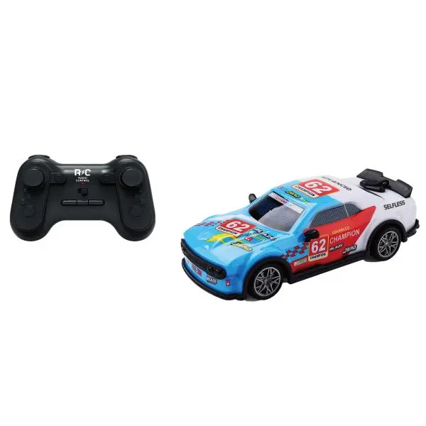 Auto 62 champion svítící dýmící RC na dálkové ovládání 19 cm