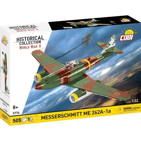 Cobi 5776 II WW Messerschmitt Me 262A-1a "Schwalbe", 1:32, 505 k, 1 f