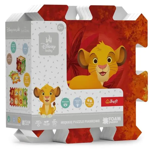 TREFL Pěnové puzzle Lví král 162190 , 8 dílků