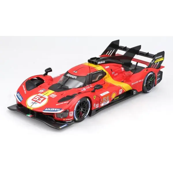 Bburago 1:24 ferrari racing model kit - stavebnice 499P LMH 2023 - 24h Le Mans champion