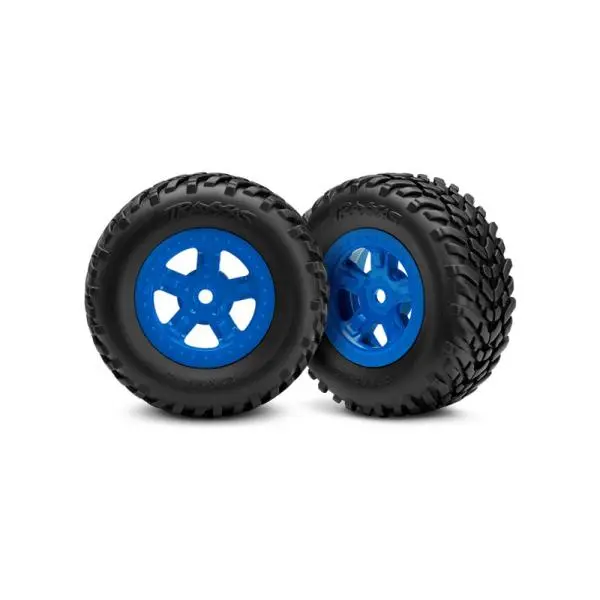 Traxxas kolo 1.8/1.4", disk SCT modrý, pneu SCT (2)