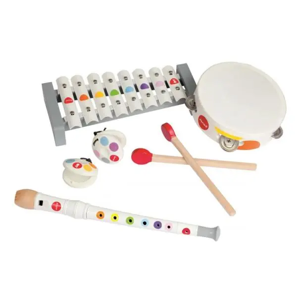 Hudba - Muzikální set, 4 nástroje (Janod)