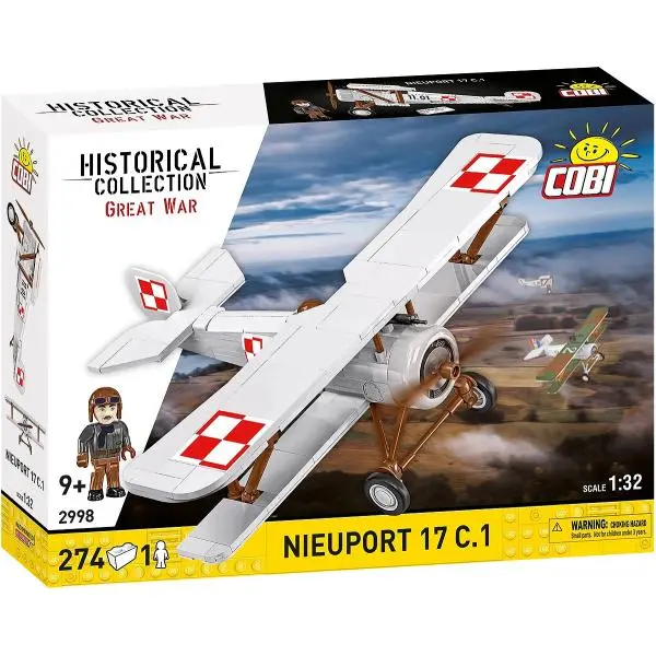 Cobi 2998 Velká válka - Nieuport 17 C.1 110 H.P. (PL), 1:32, 273k