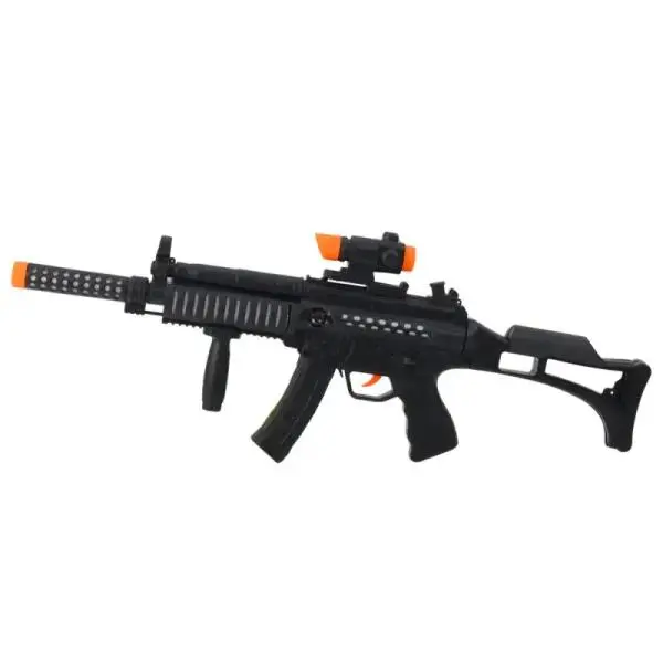 Samopal 44 cm na baterie se světlem a zvukem s doplňky