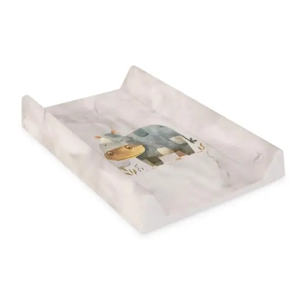 Ceba Podložka přebalovací 2-hranná měkká (50x70) Basic Cosy Hippo