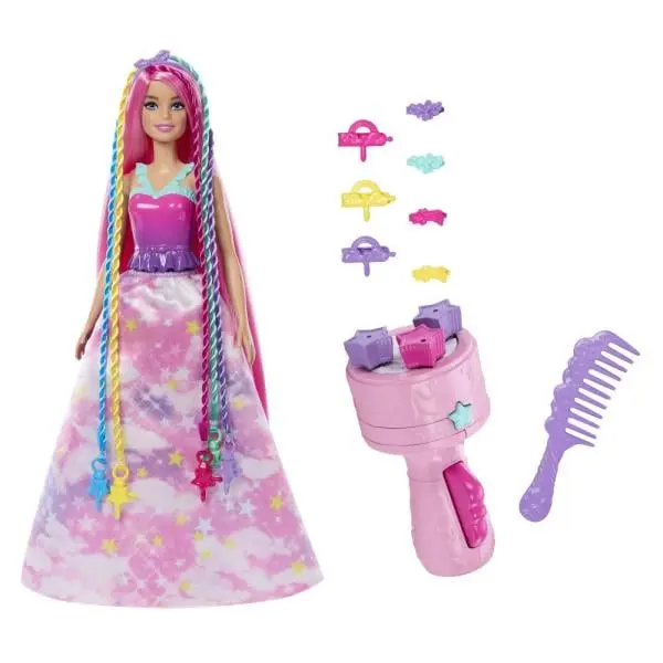 Mattel barbie® princezna zaplétání vlasů, jcw55