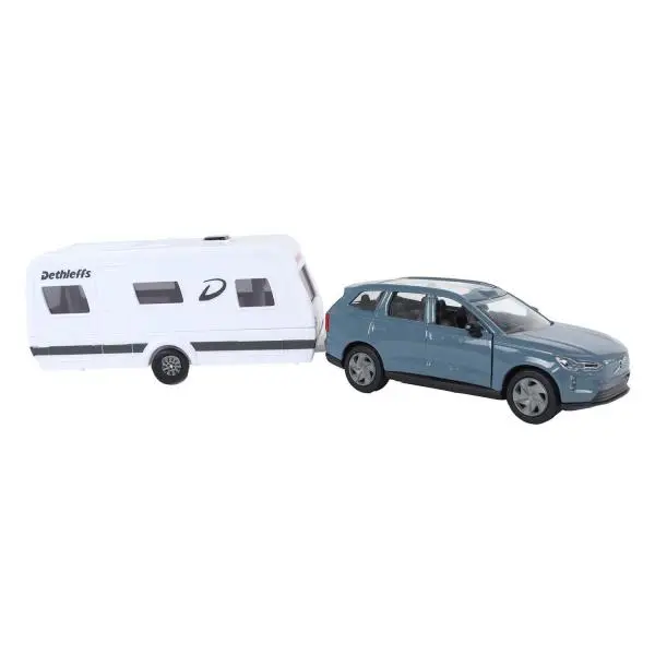 Kids Globe Traffic Volvo EX90 kov s karavanem 30cm