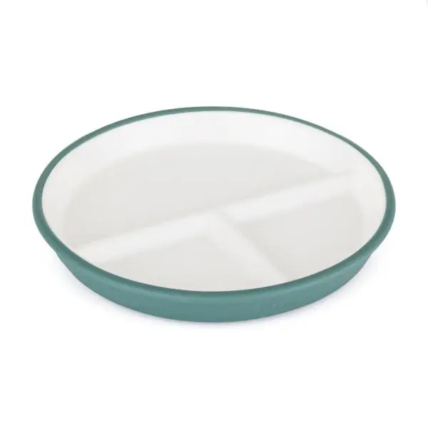 PETITE&MARS Talíř keramický se silikonovým obalem - Misty Green