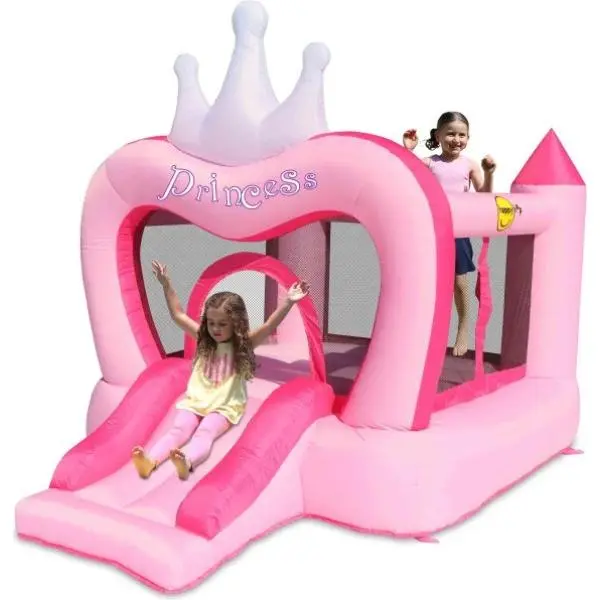Happy Hop Skákací nafukovací hrad s korunkou pro Princezny
