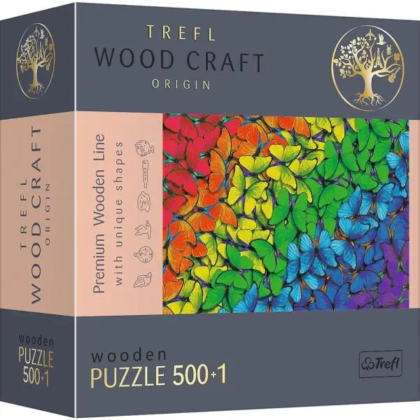 Dúhové motýle - puzzle z kategorie Ostatné