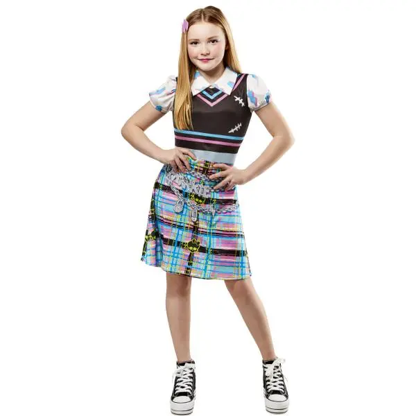 Dívčí kostým Monster High - Frankie Stein Velikost - děti: 5 - 6 rokov