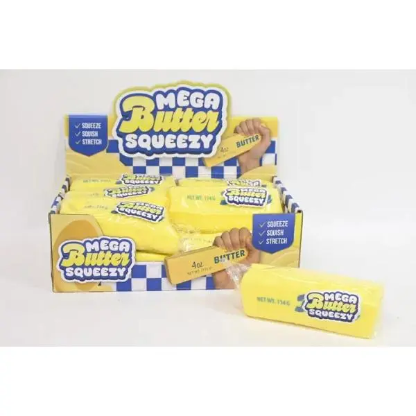 Mega squeeze kostka másla strečová jumbo 13cm