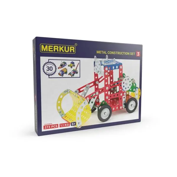 Stavebnice MERKUR 3 30 modelů 307 ks