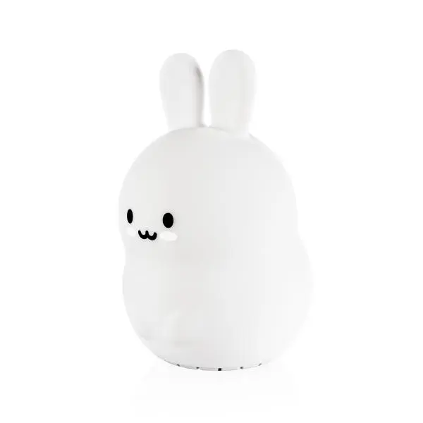 ZOPA Silikonová LED noční lampička s hudbou vel. L - Rabbit