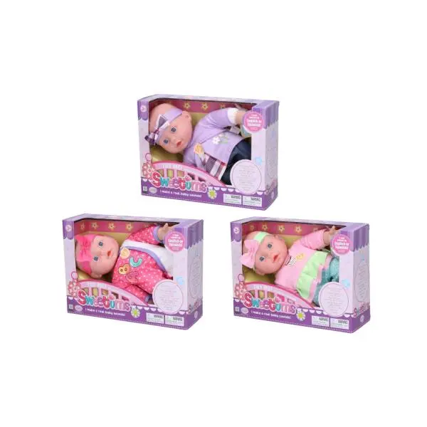 Měkké mluvící miminko 28 cm