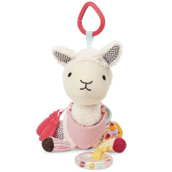 Hračka na C kroužku aktivní Bandana Buddies Lama 0m +