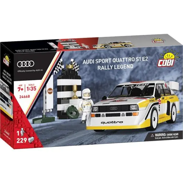 Cobi 24668 audi sport quattro s1 e2 rally legend, 1:35, 229 k, 1f