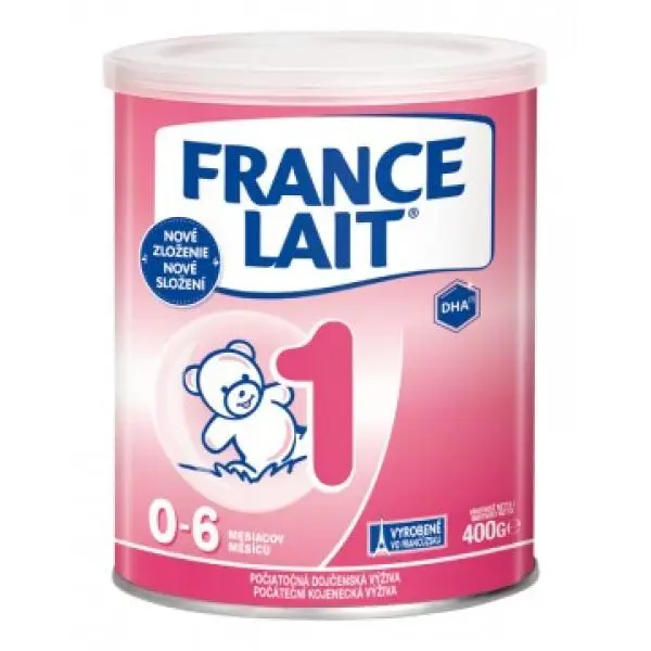 France Lait 1 počáteční mléčná kojenecká výživa od 0-6 měsíců 400g