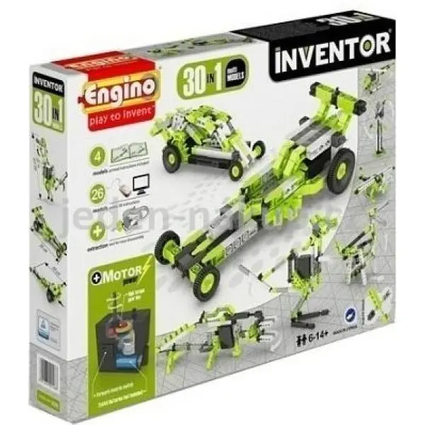 Engino Creative Builder 30 modelů s motorkem - hra z kategorie Stavebnice
