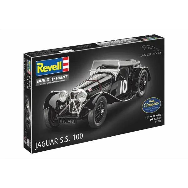 Revell Plastic ModelKit auto 07752 Jaguar SS 100 1:32