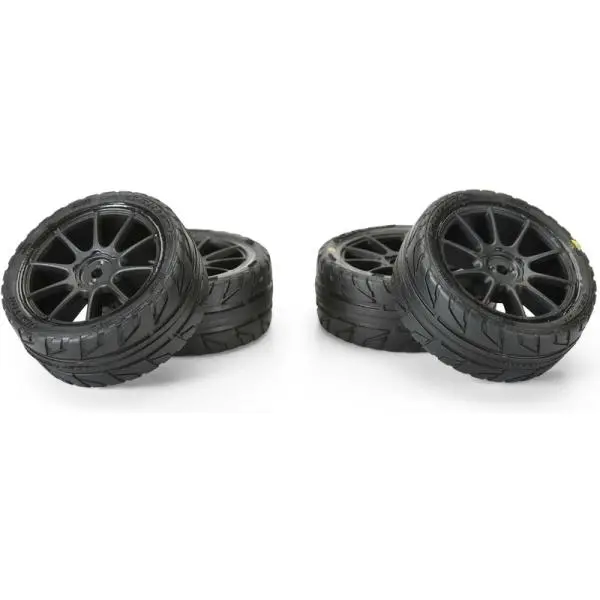 Pro-Line kolo 1:14 s pneu Vector, disk černý Velocity H12mm (4): Typhon Grom