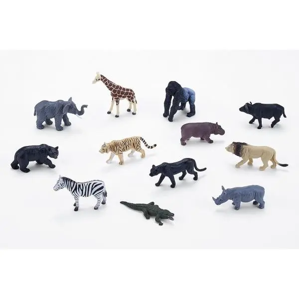 Moje malé svět afrických zvířat 12 ks